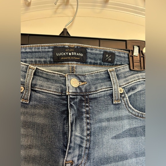 Lucky brand Ava crop Blue skinny low rise Women's Jeans - Picture 2 of 7